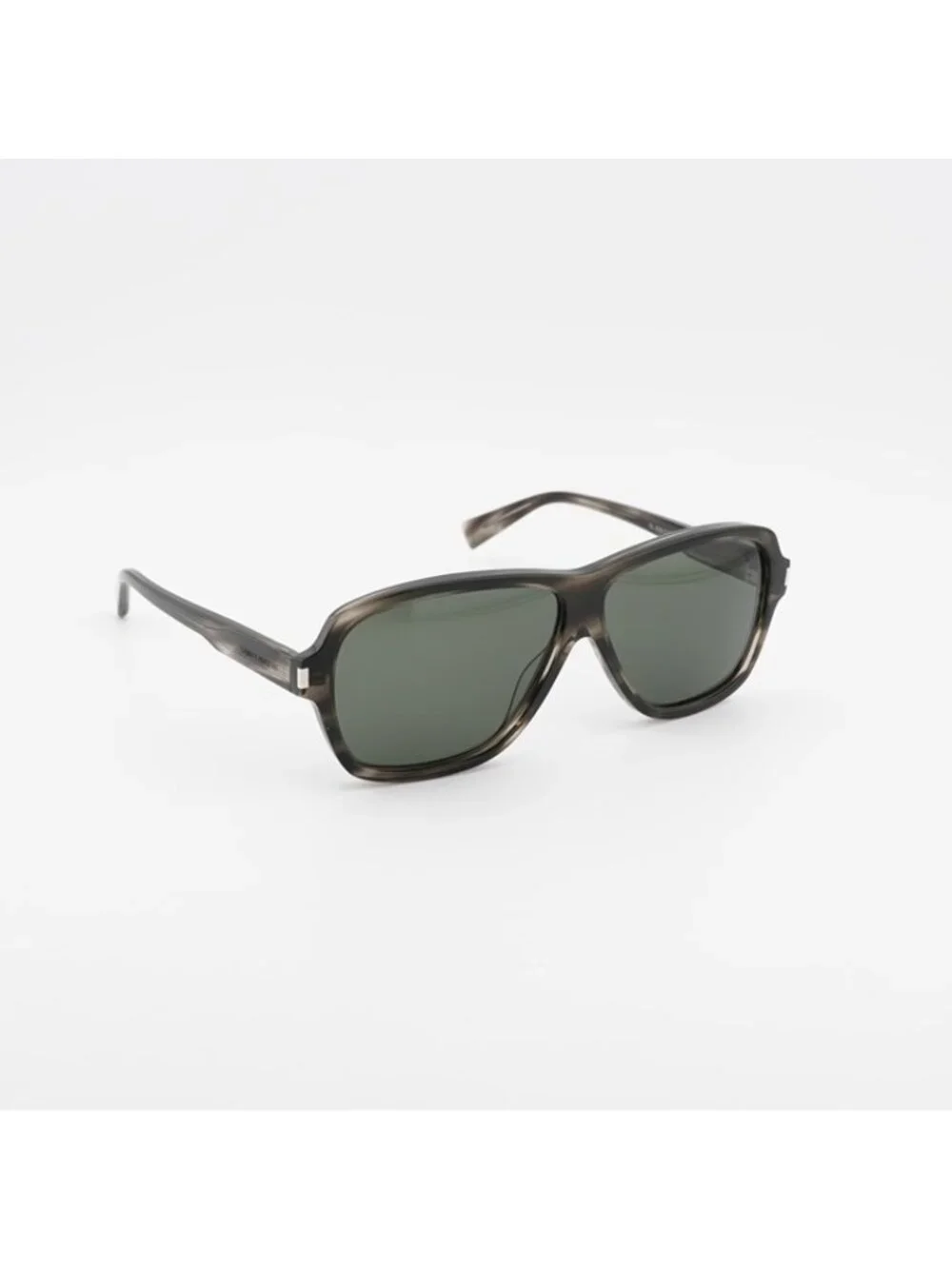 Saint Laurent SL609 CAROLYN 004 Sunglasses Havana Aviator Frame, Grey Lenses